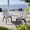 Armen Living Island Outdoor Dark Eucalyptus Wood and Silver Rope Dining Chairs, PK2 LCISSISL - alternate 5